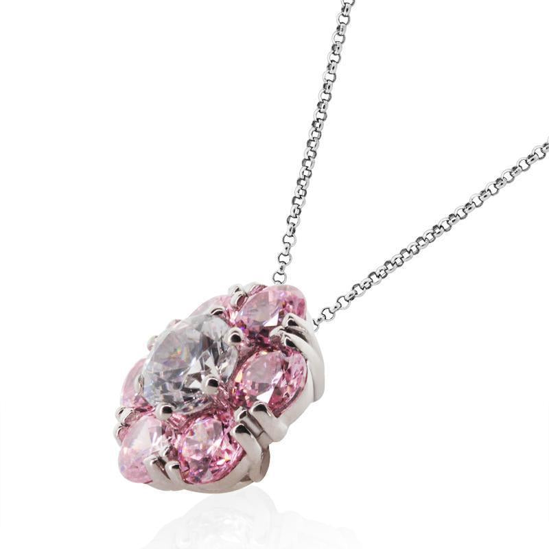 Pink Flower Pendant