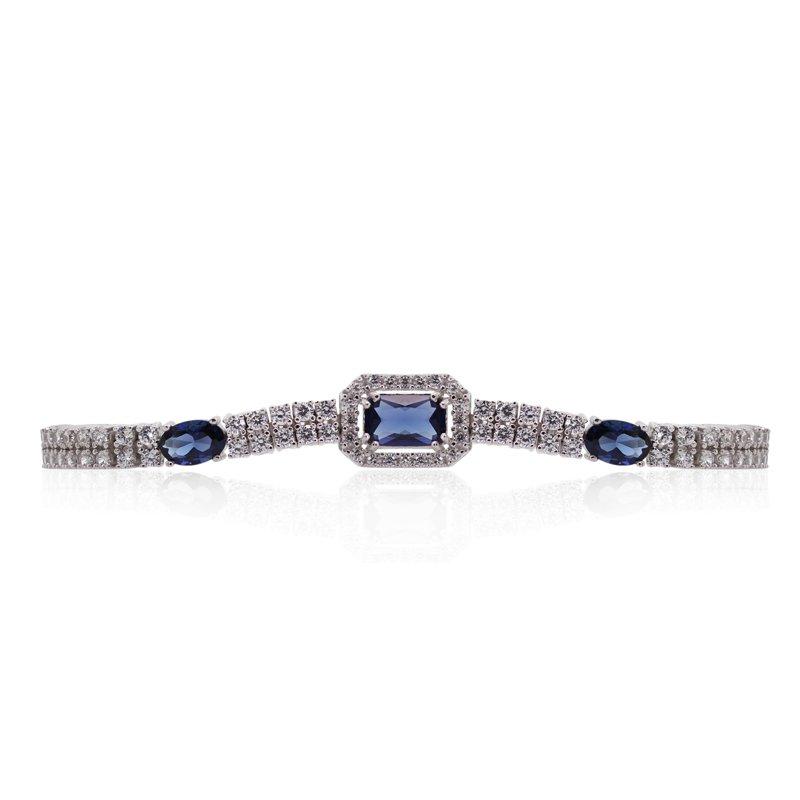 Simply Radiant Bracelet in Sapphire