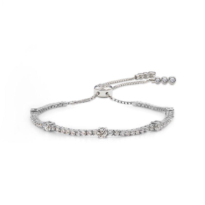 Sterling Silver Bracelet - Phoebe slider bracelet