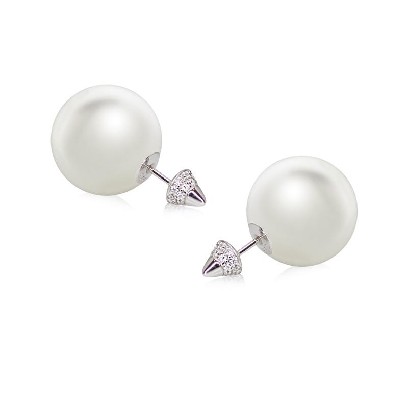 Leia Pearl Spike Earrings