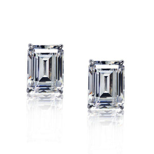 Simply Emerald Cuts in White Gold