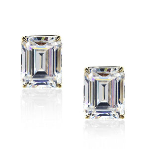Simply Emerald Cuts in Yellow Gold
