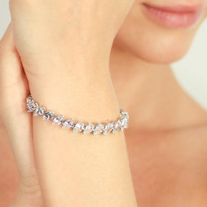 Pear Drop Tennis Bracelet