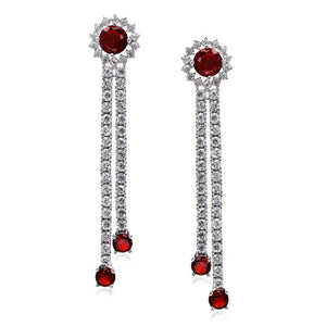 Ruby Round Tail Drops