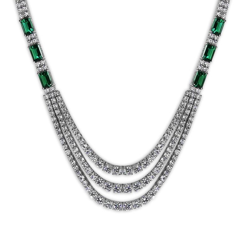 Premier Regal Necklace Emerald Green