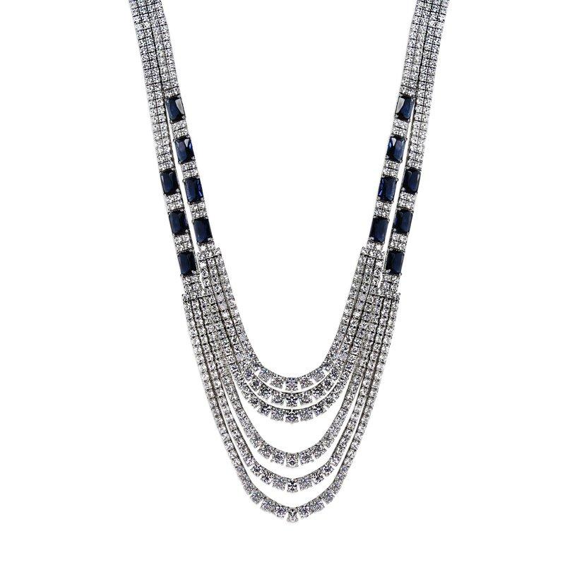 Premier Double Regal Necklace Sapphire