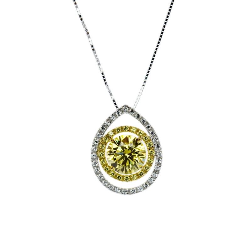 Enhanced Round Microset Pendant