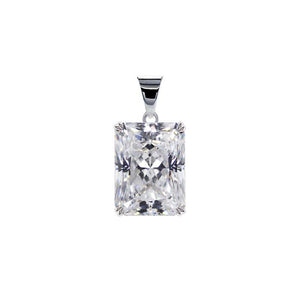 Radiant Double Prong Pendant