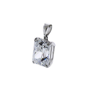 Radiant Double Prong Pendant