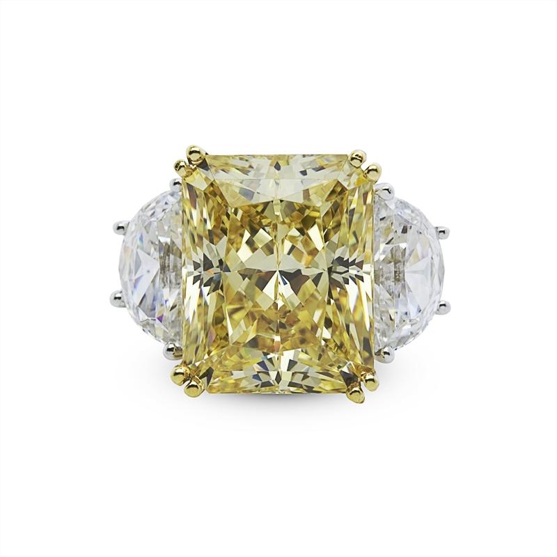 Radiant Yellow Cocktail Ring