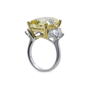 Radiant Yellow Cocktail Ring