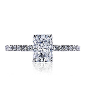 Radiant Cut Solitaire Microset