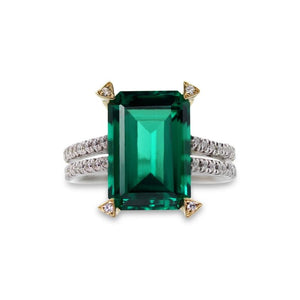 Royal Microset Emerald