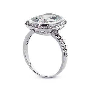 Cushion Grand Borderset Ring