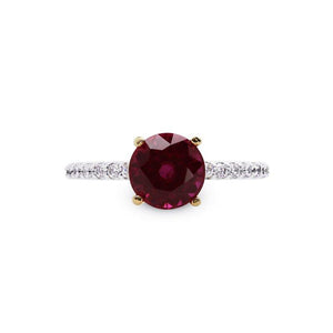 Ruby Round Brilliant Microset