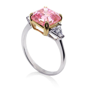 Premier Pink Asscher Trilogy