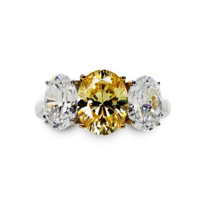 Oval Canary Yellow Loin Trilogy