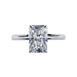 Knife Edge Radiant Cut Solitaire