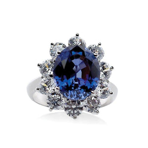 Sapphire of Fire White Gold