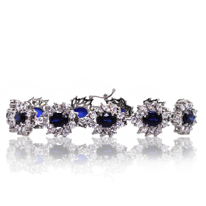 Geranium Sapphire Bracelet