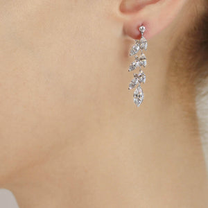 Sade Marquise Drop Chandelier Earrings