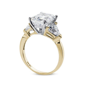 Cathedral Mount Cocktail Ring Yellow Gold