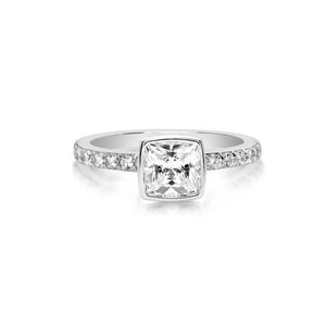 Cushion Bezel Ring
