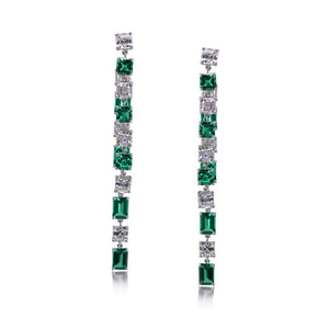 Nona Emerald Green Bermuda Drop Earrings