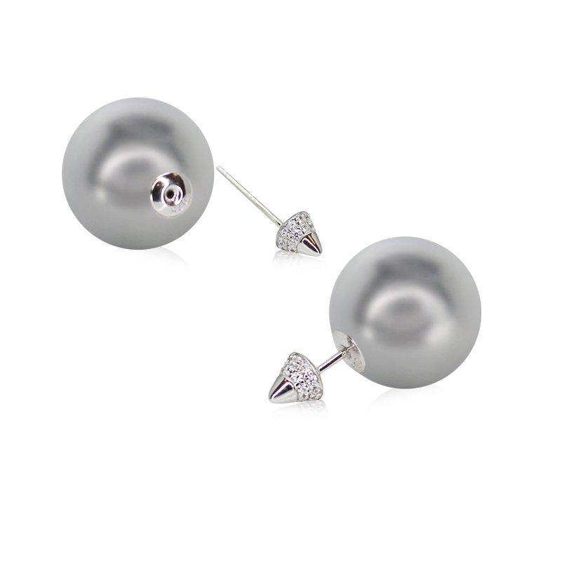 Leia Pearl Spike Earrings