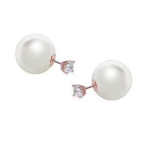 Leia White Pearl Earrings