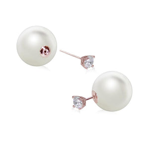 Leia White Pearl Earrings