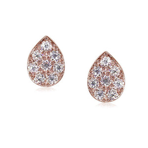 Tear Drop Pav&eacute;  Studs