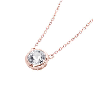 Rosie Round Bezel Pendant