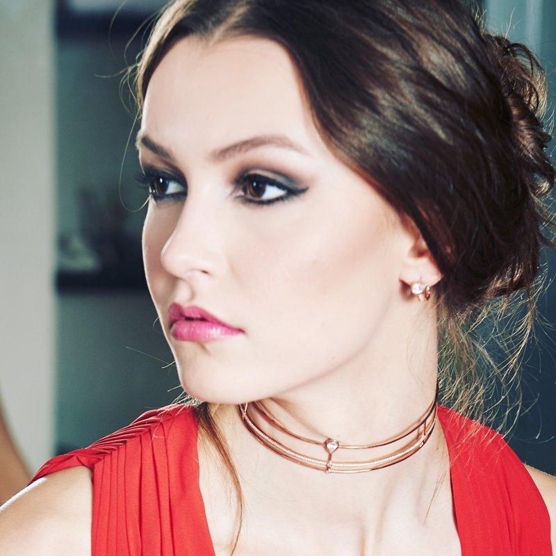 Hydna Rose Drop Earrings