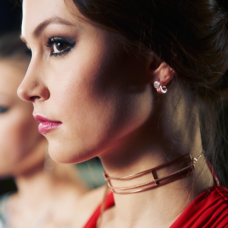 Hydna Rose Drop Earrings