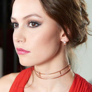 Hydna Rose Drop Earrings