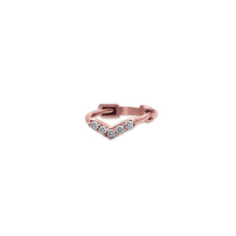 9K Rose Gold Hoop 