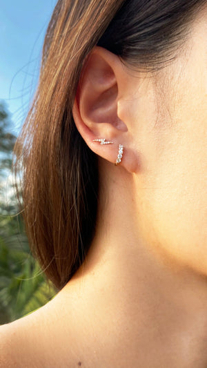 Celia Hoop 9K Yellow Gold