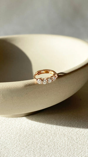 Celia Hoop 9K Yellow Gold
