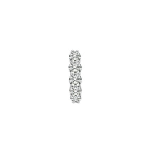 Celia Hoop 9K White Gold