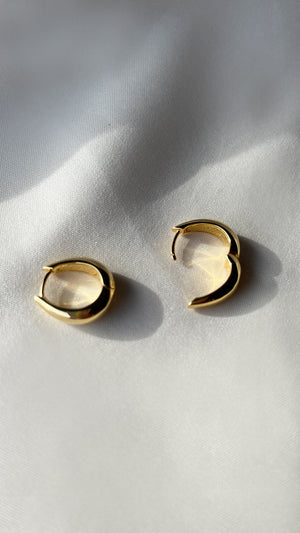 Hera Hoops Gold Vermeil