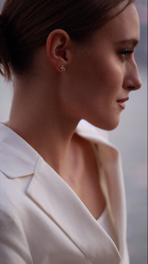 Kira Stud Earrings Gold Vermeil