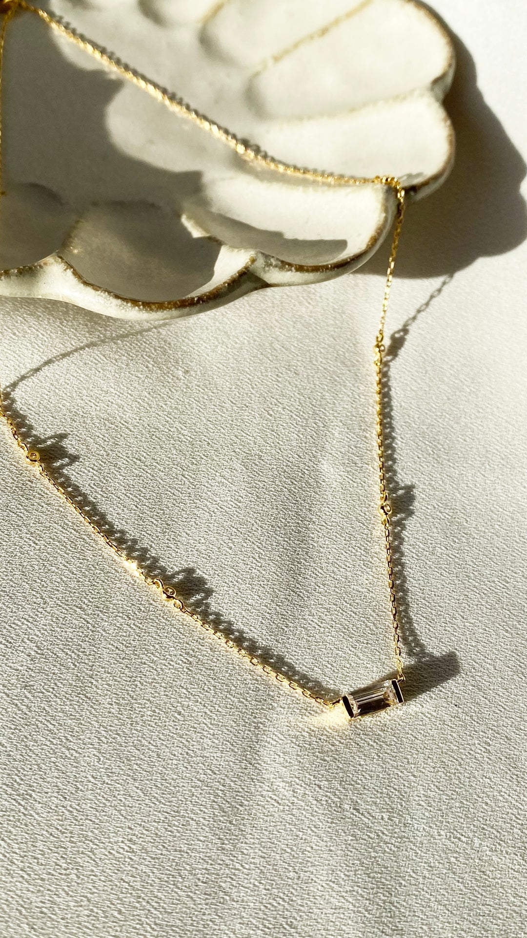 Linden Necklace Gold Vermeil