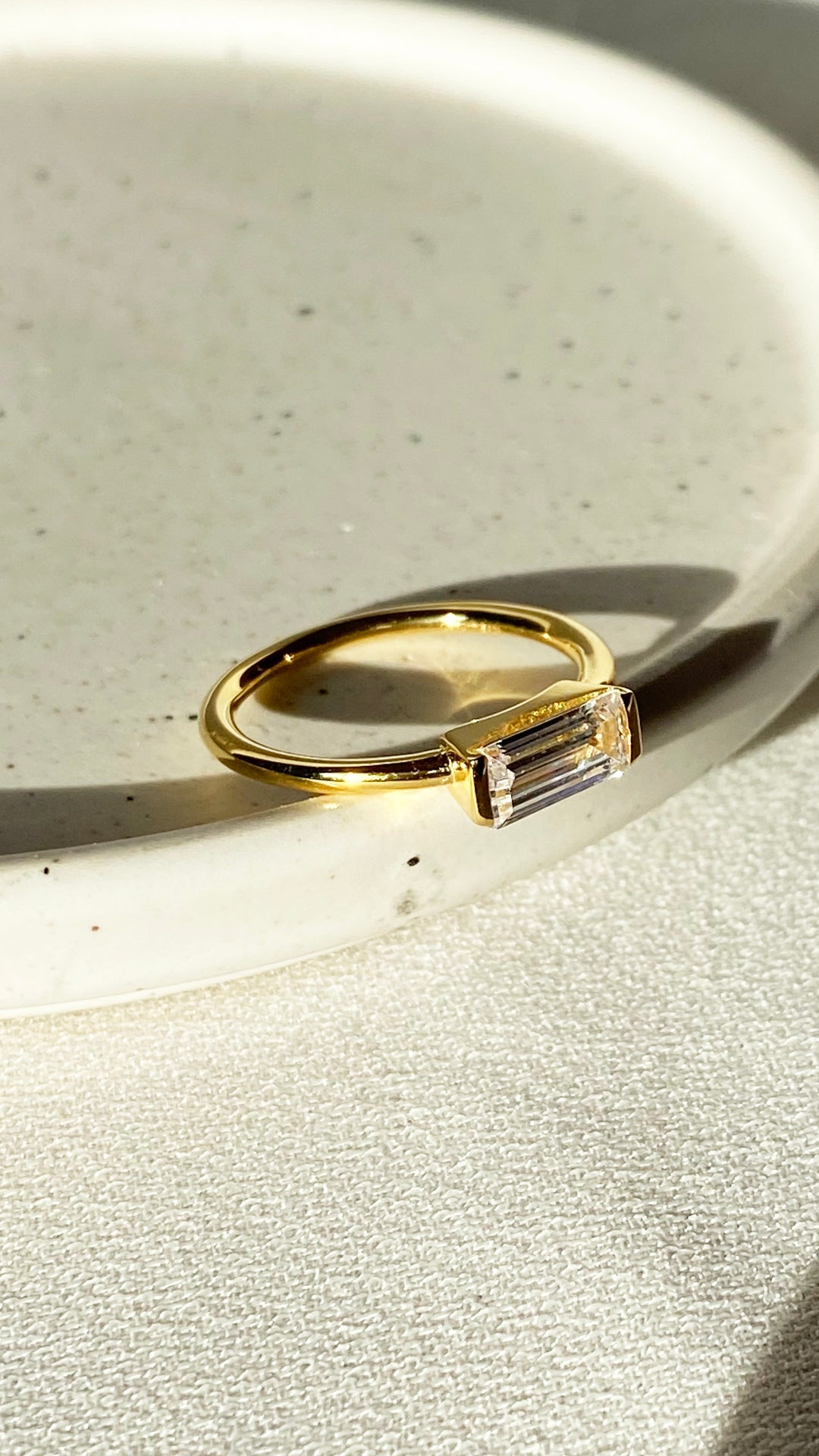 Linden Ring Gold Vermeil