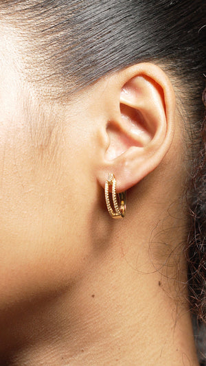 Myla Earrings Gold Vermeil