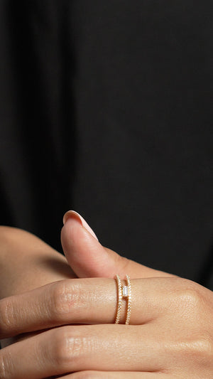 Odin Ring Yellow Vermeil