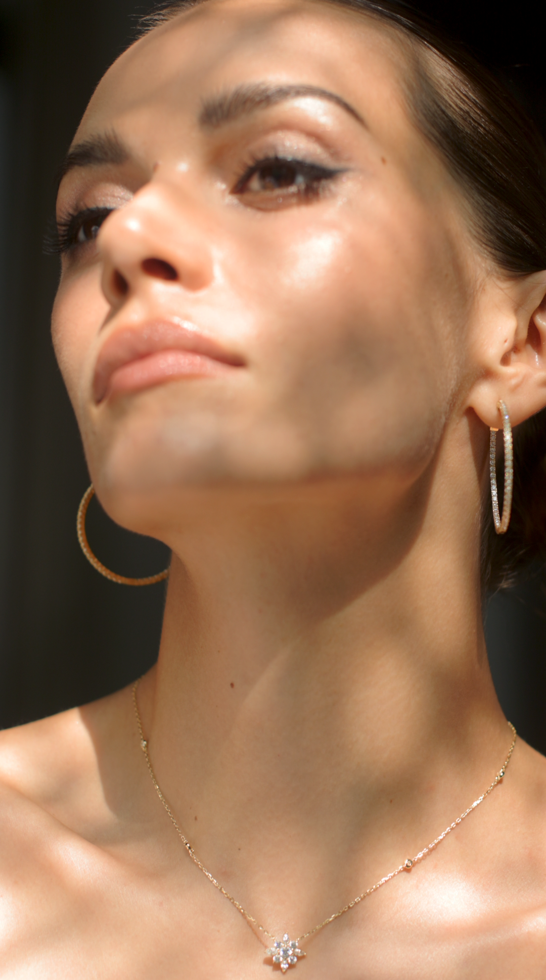 Paloma Large Hoops Gold Vermeil