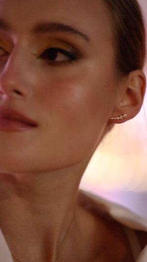 Carissa Earrings Gold Vermeil