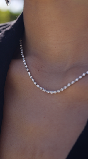 Coralie Necklace Silver