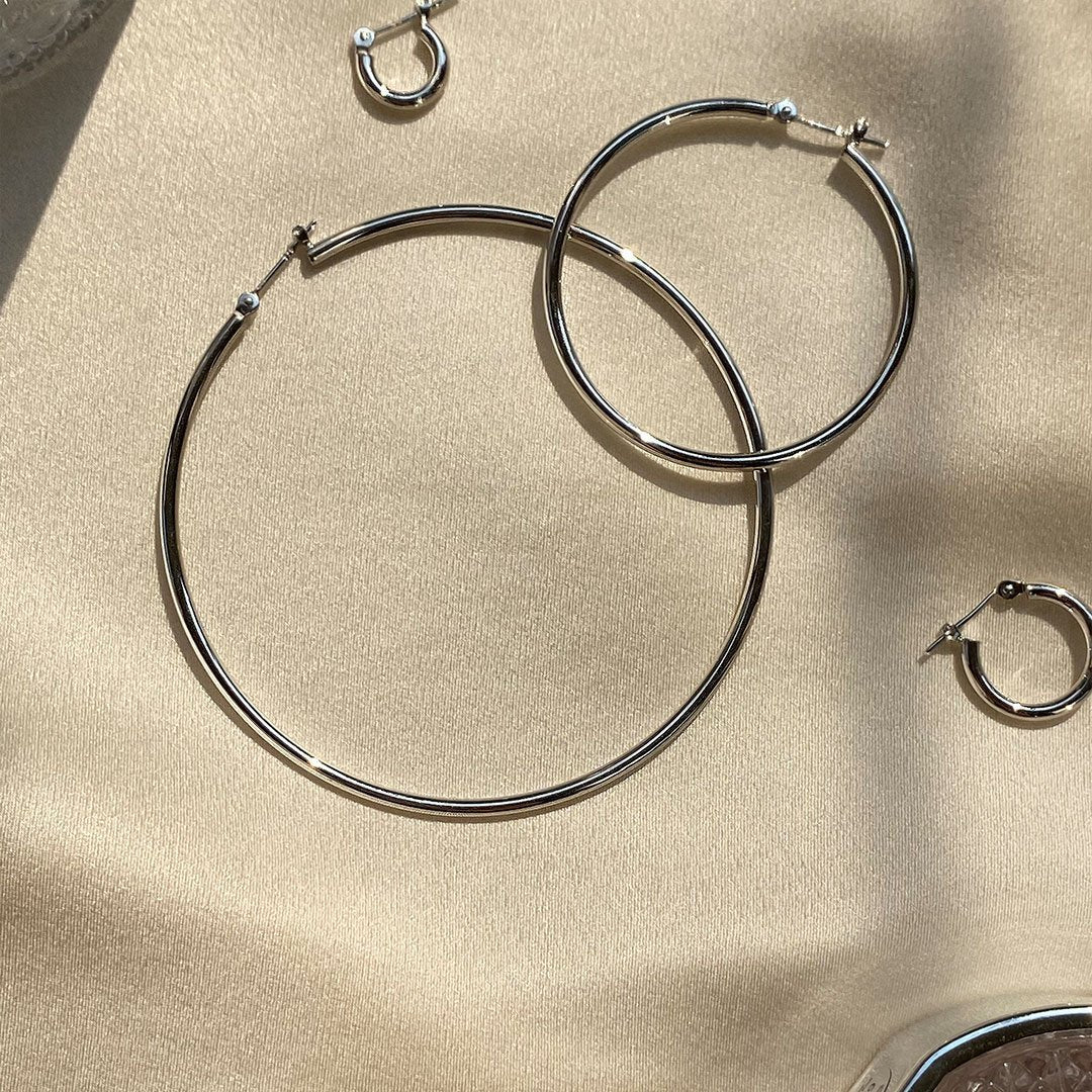 Leggera Hoop White Gold